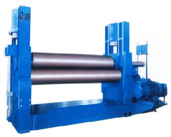 西甯(níng)液壓對稱式三(san)輥卷闆機