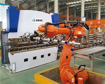 數控折彎(wan)機自動上(shang)下料機器(qì)人自動化(huà)生産線